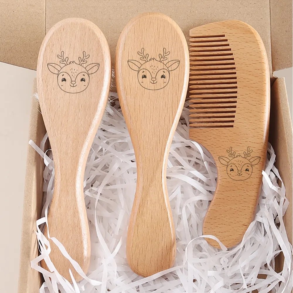 Brosse cheveux pour bebe | Soin Délicat - Mon P'tit Nid Bébé