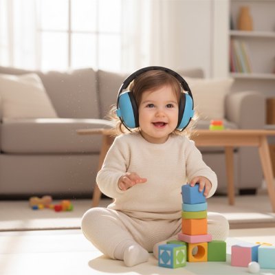 Casque anti bruit bébé | Protection Confort - Mon P'tit Bébé