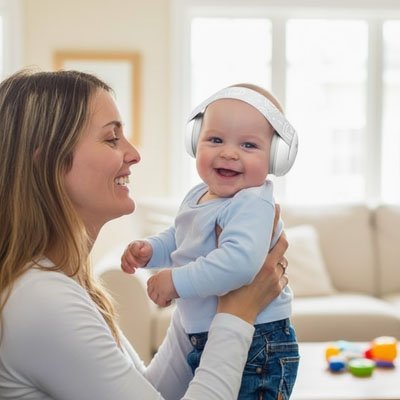 Casque anti bruit bébé | Protection Premium - Mon P'tit Nid Bébé