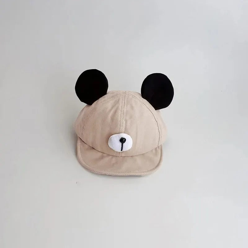 Casquette bebe protection confort beige