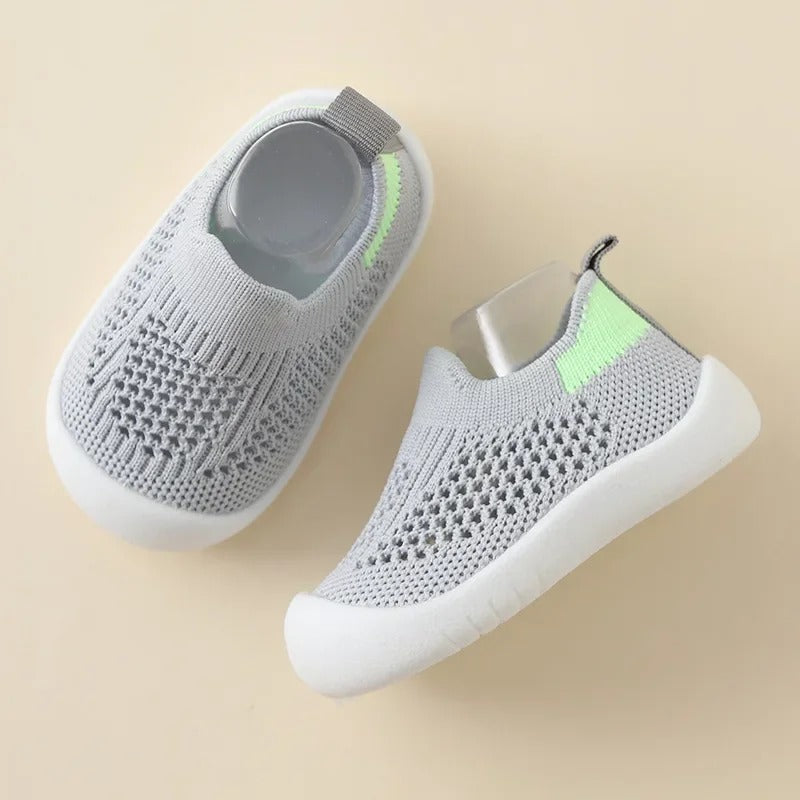 Chaussures bebe confort hybride gris uni