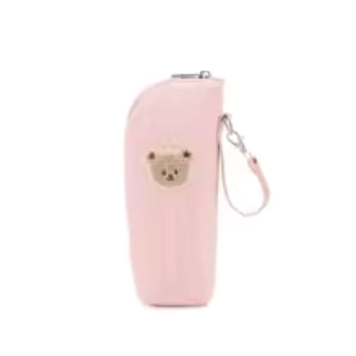 Porte biberon de couleur rose