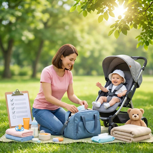 Checklist promenade avec bébé sans oubli - Mon P'tit Nid Bébé