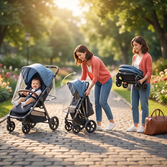 Comment plier une poussette avec habillage ? - Mon P'tit Nid Bébé