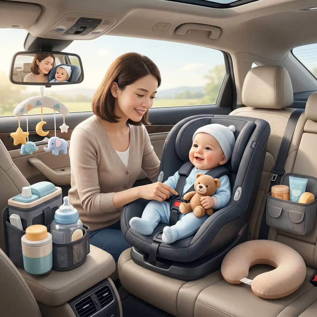 Guide accessoires bébé pour voiture - Mon P'tit Nid Bébé