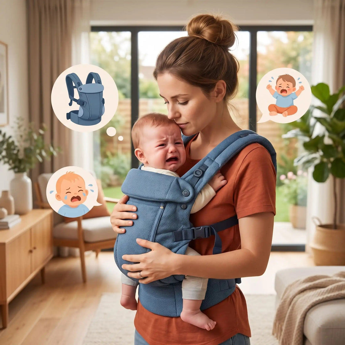 Pourquoi bébé refuse le porte-bébé ? Nos pistes - Mon P'tit Nid Bébé
