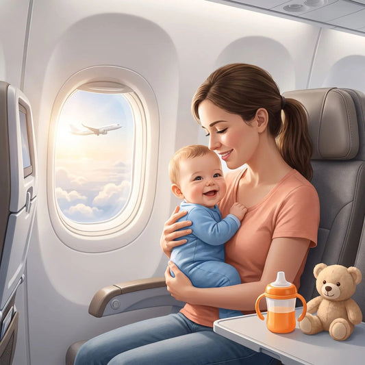 Transport bébé avion : préparer un vol serein - Mon P'tit Nid Bébé
