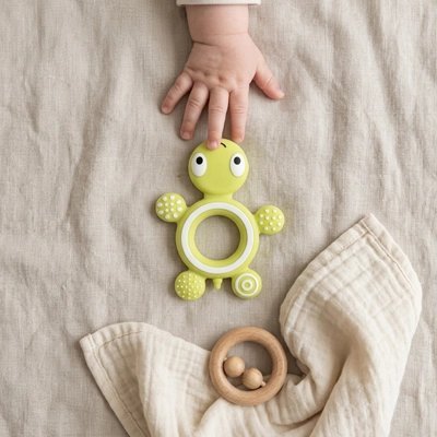 Anneau dentition bébé | Apaisant - Mon P'tit Nid Bébé