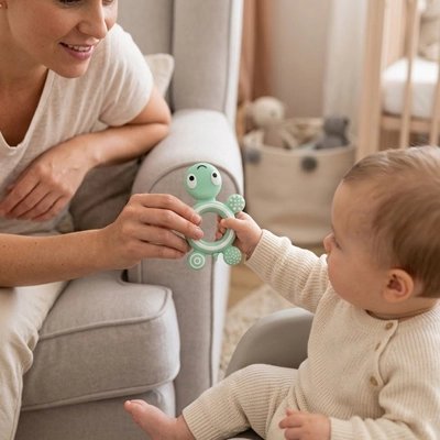 Anneau dentition bébé | Apaisant - Mon P'tit Nid Bébé
