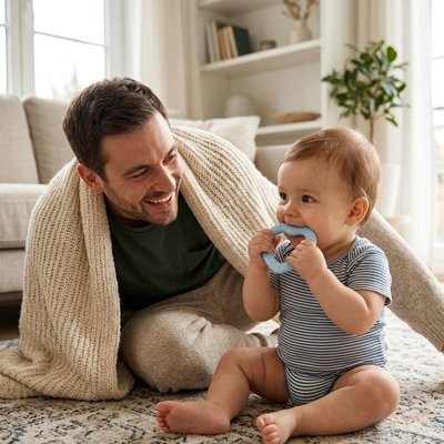 Anneau dentition bébé | Effet Calmant - Mon P'tit Nid Bébé