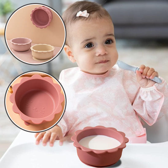 Assiette bebe adherente