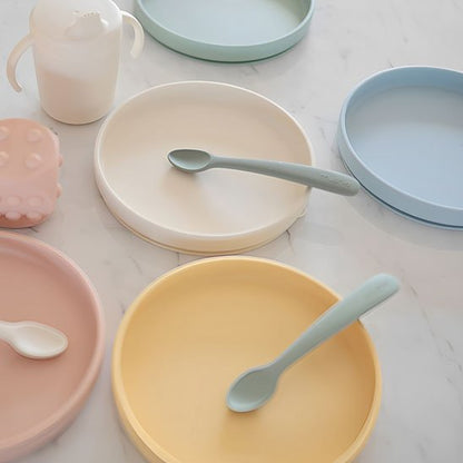 Assiette bébé | Antidérapante Compartimentée - Mon P'tit Nid Bébé