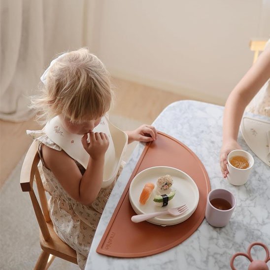 Assiette bébé | Antidérapante Compartimentée - Mon P'tit Nid Bébé