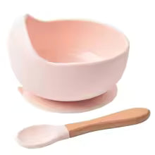 Assiette bebe couleur rose