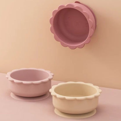 Assiette bébé | Silicone & Antidérapante - Mon P'tit Nid Bébé