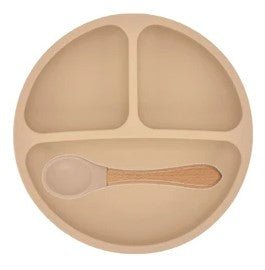 Assiette bebe | Silicone Antidérapante - Mon P'tit Nid Bébé
