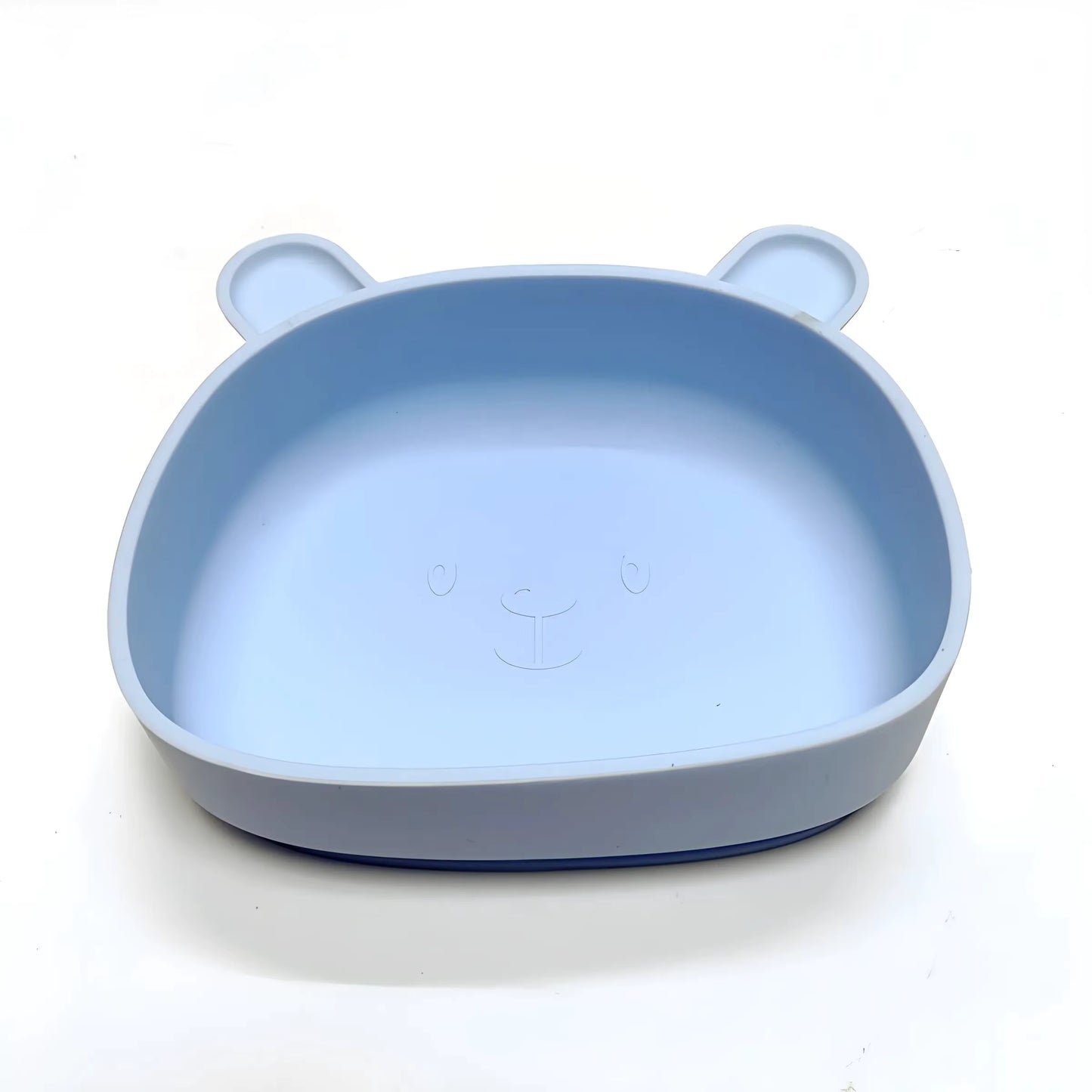 assiette bebe ventouse bleu