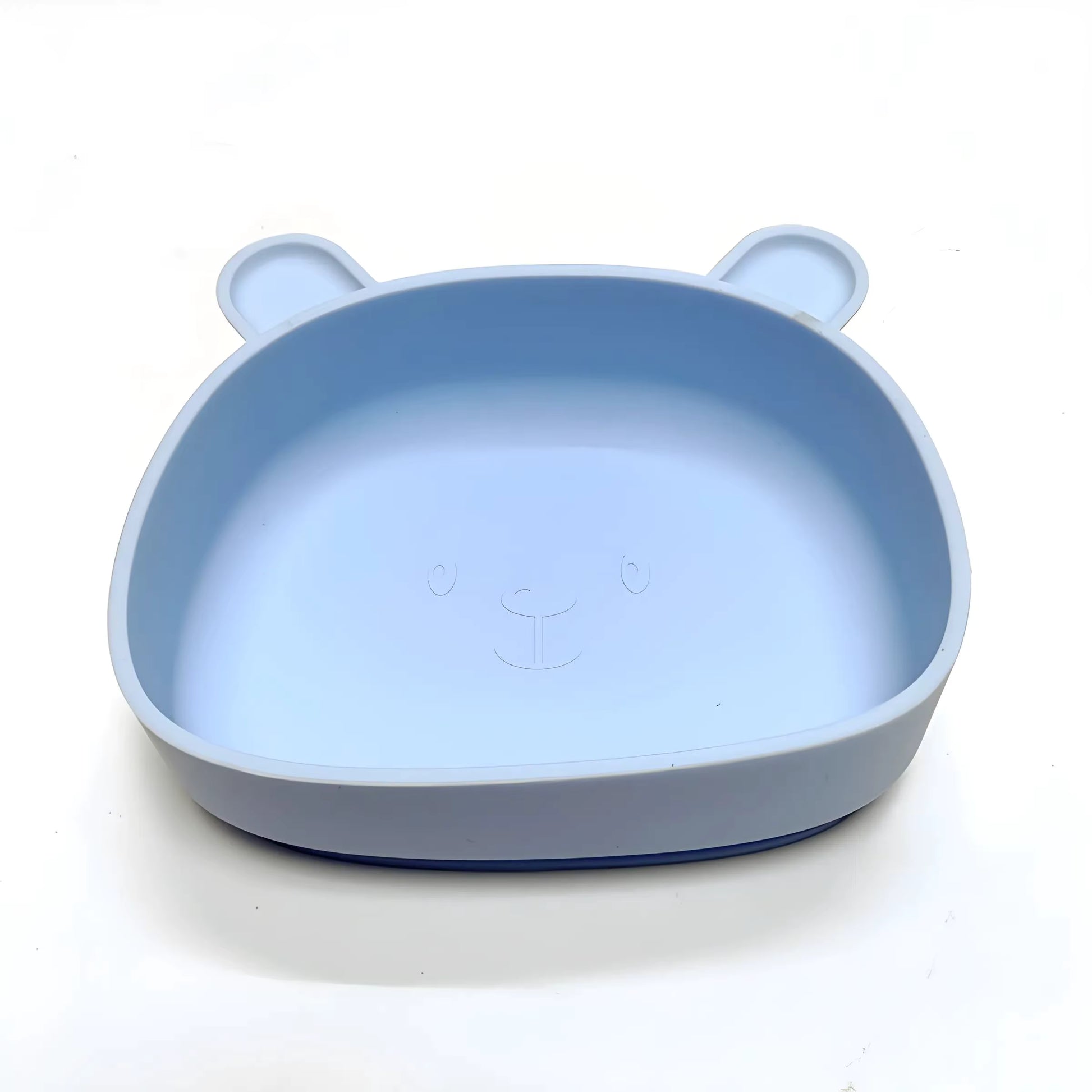 assiette bebe ventouse bleu
