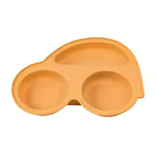 Assiette bebe ventouse couleur jaune description