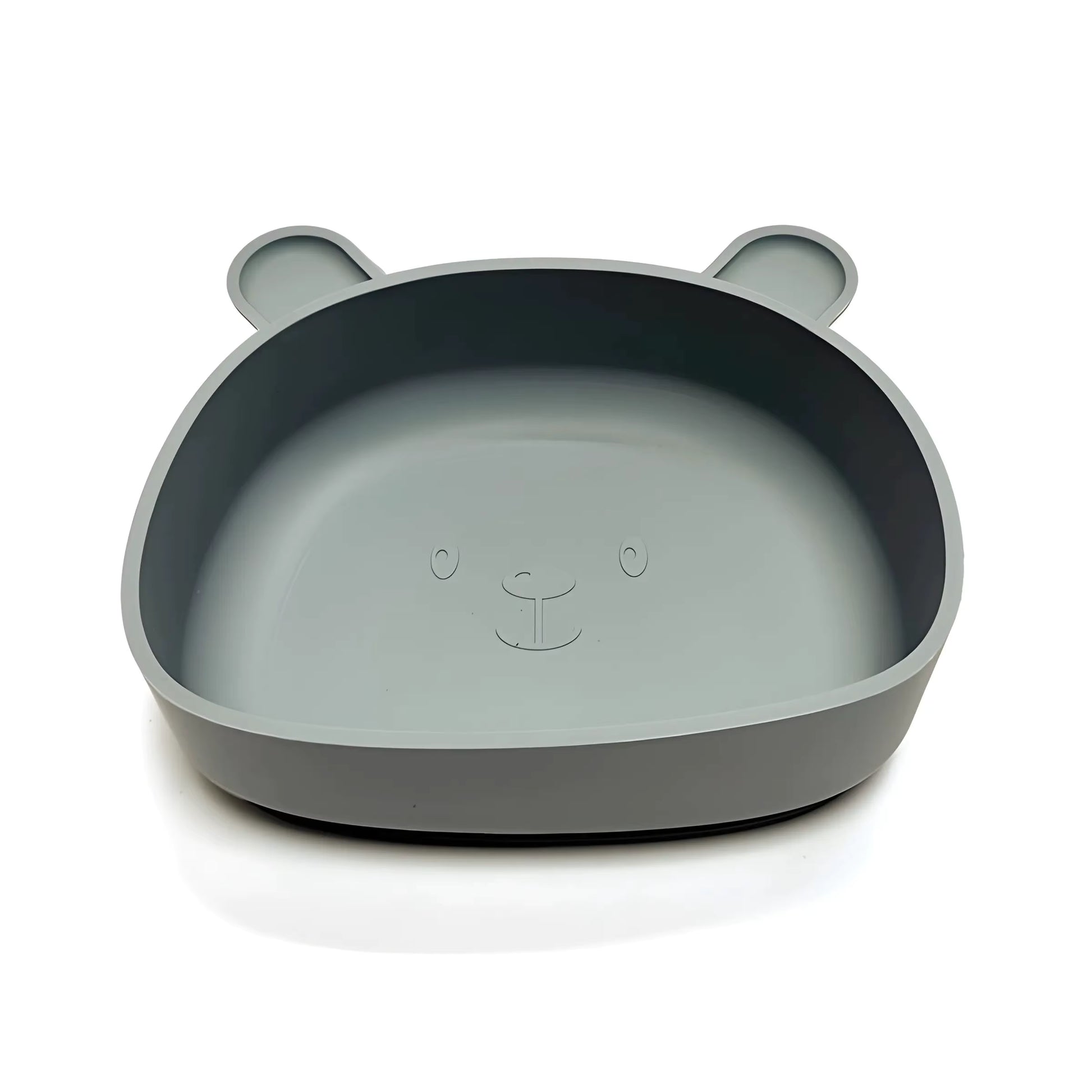 assiette bebe ventouse grise