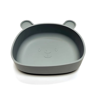 assiette bebe ventouse grise