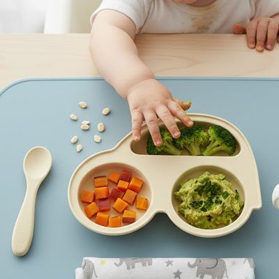 Assiette bébé ventouse | Safe & Secure - Mon P'tit Nid Bébé