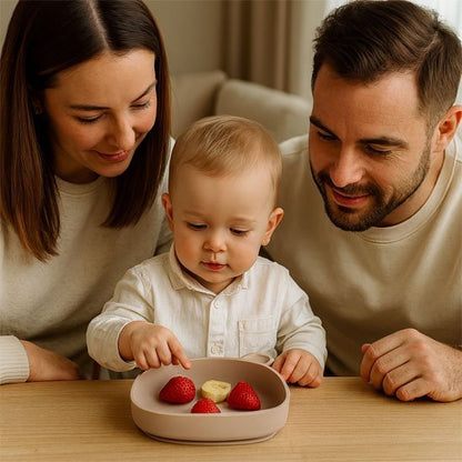 Assiette bébé ventouse | SecurEat - Mon P'tit Nid Bébé