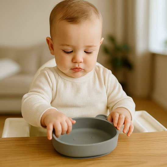 Assiette bébé ventouse | SecurEat - Mon P'tit Nid Bébé