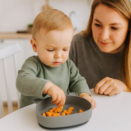 Assiette bébé ventouse | SecurEat - Mon P'tit Nid Bébé
