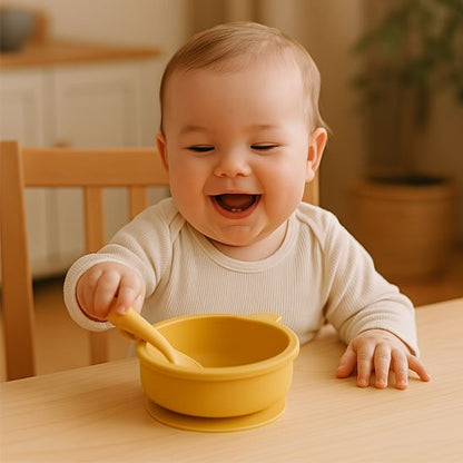 Assiette pour bebe | Antidérapante - Mon P'tit Nid Bébé