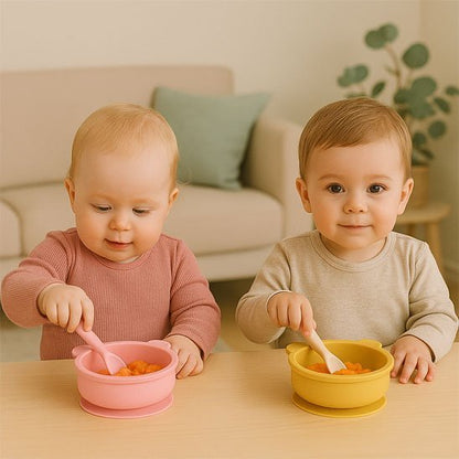 Assiette pour bebe | Antidérapante - Mon P'tit Nid Bébé