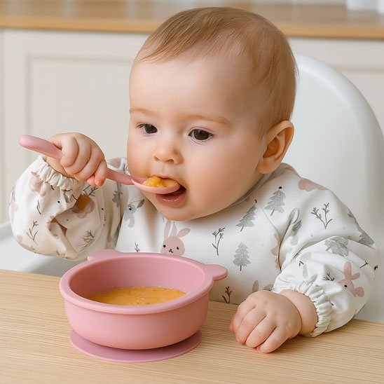 Assiette pour bebe | Antidérapante - Mon P'tit Nid Bébé