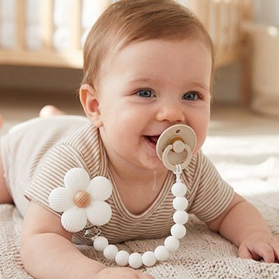 Attache tetine | Personnalisable - Mon P'tit Nid Bébé