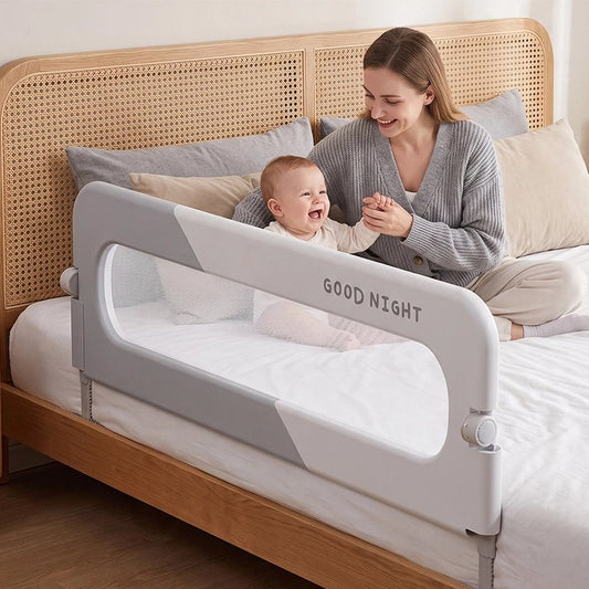 Barrière de lit anti-chute | Sécurité Optimale - Mon P'tit Nid Bébé