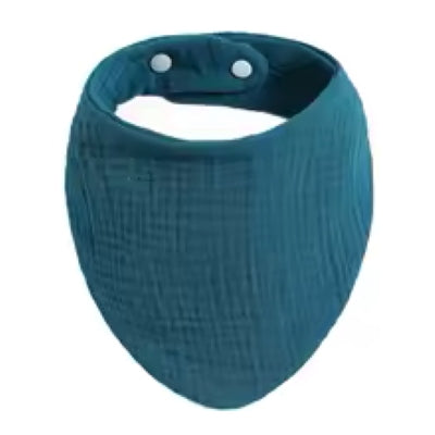Bavoir bandana tendance bleu