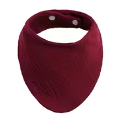 Bavoir bandana tendance rouge