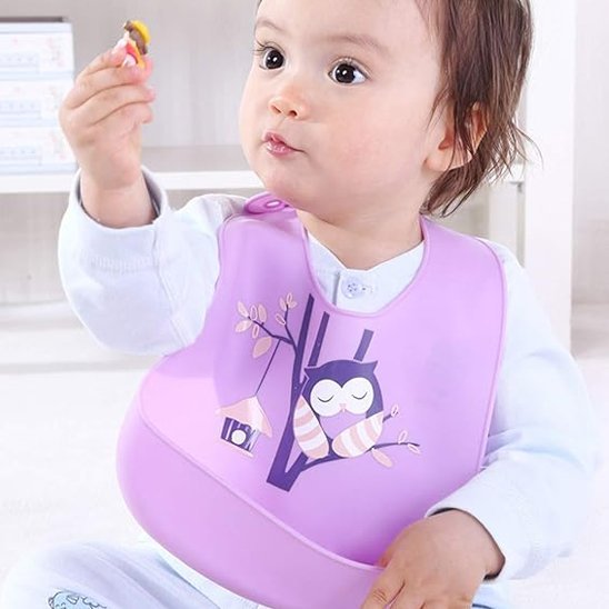 Bavoir bébé imperméable ajustable | ColorKids - Mon P'tit Nid Bébé