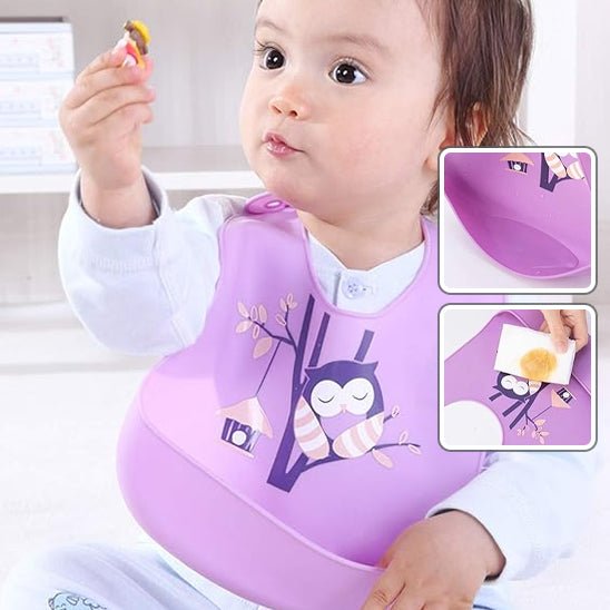 Bavoir bébé imperméable ajustable | ColorKids - Mon P'tit Nid Bébé
