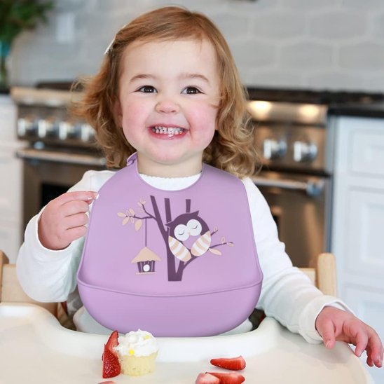 Bavoir bébé imperméable ajustable | ColorKids - Mon P'tit Nid Bébé