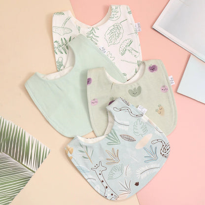 Bavoir bebe protection etanche vert
