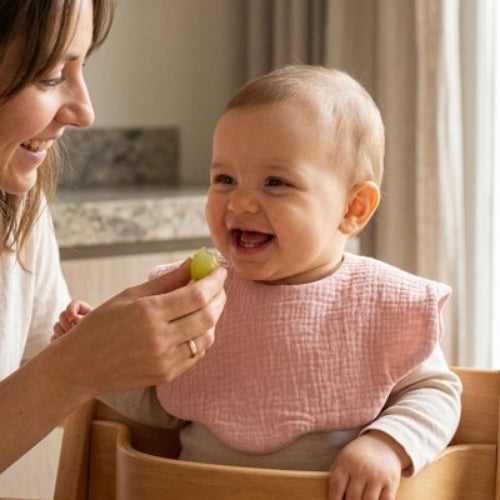 Bavoir bebe ultra absorbant et impermeable bebe a table