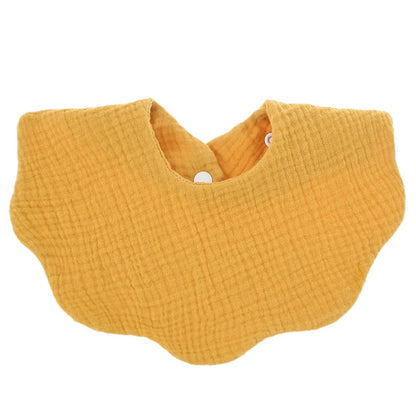 Bavoir bebe ultra absorbant et impermeable jaune