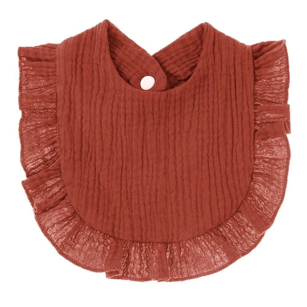 Bavoir bebe ultra confort rouge