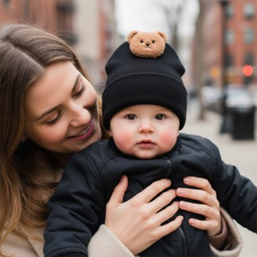 Bonnet bebe douceur estivale maman porte bebe