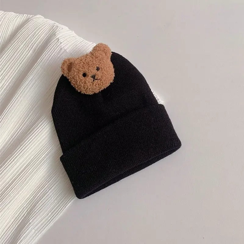 Bonnet bebe douceur estivale noir