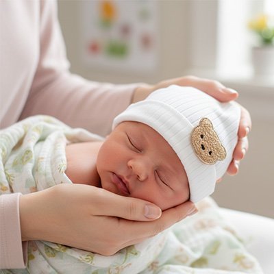 Bonnet bébé | Douceur hivernale - Mon P'tit Nid Bébé