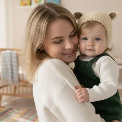 Bonnet bébé | Douceur Hivernale - Mon P'tit Nid Bébé