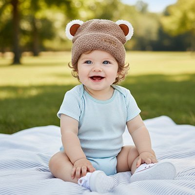 Bonnet bébé | Doux Protection - Mon P'tit Nid Bébé