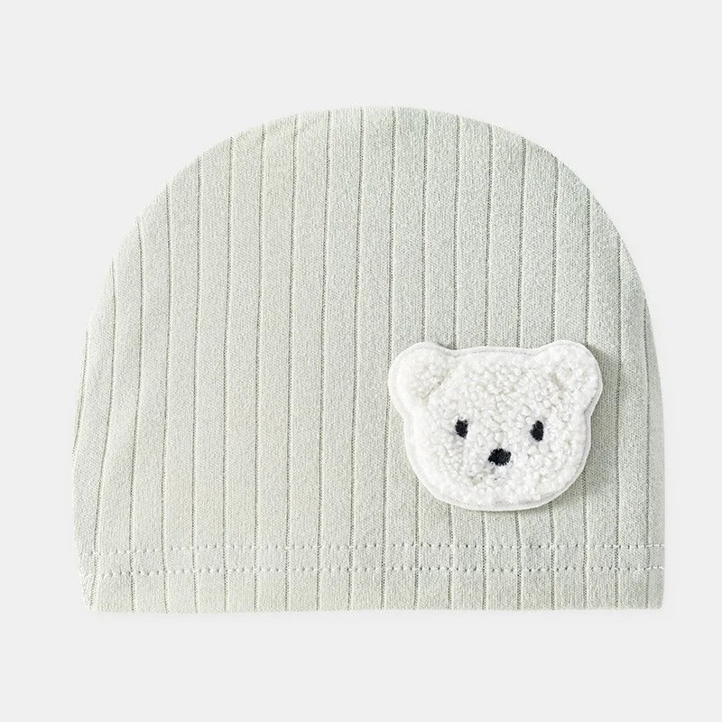 Bonnet bebe tout doux bleu