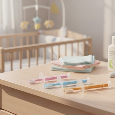 Brosse a dent bebe | Douce Gencives - Mon P'tit Nid Bébé